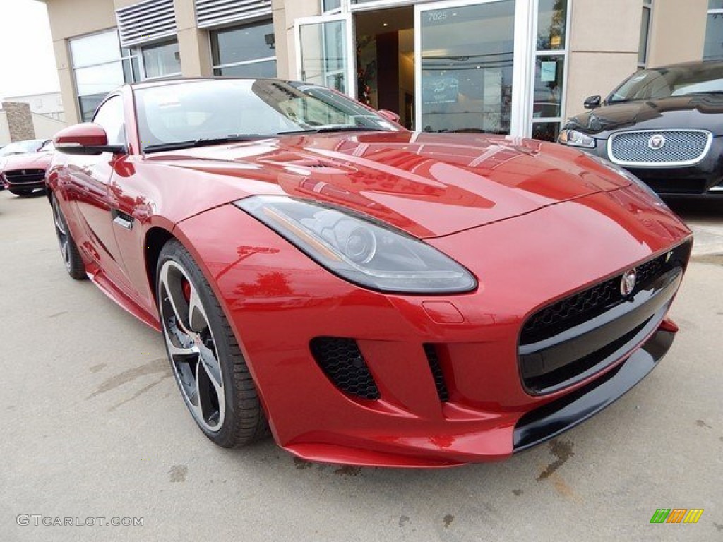Italian Racing Red Metallic 2016 Jaguar F-TYPE R Coupe Exterior Photo #109592699