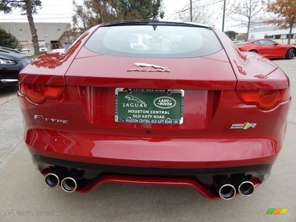 2016 F-TYPE R Coupe - Italian Racing Red Metallic / Jet/Ivory Duotone photo #8