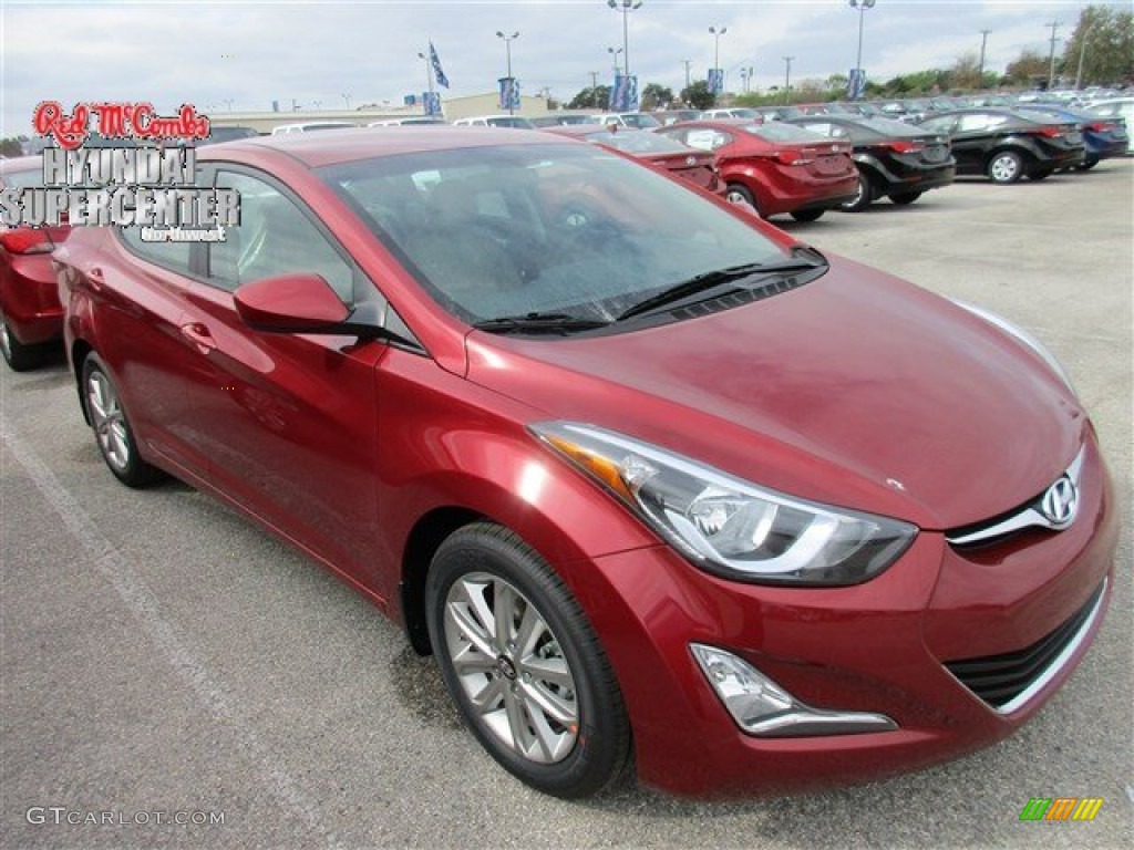 2016 Elantra SE - Red / Beige photo #1