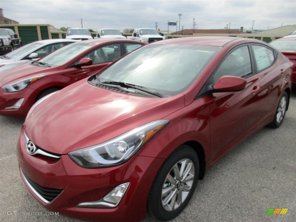 2016 Elantra SE - Red / Beige photo #2