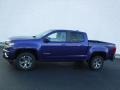 2016 Laser Blue Chevrolet Colorado Z71 Crew Cab 4x4  photo #2