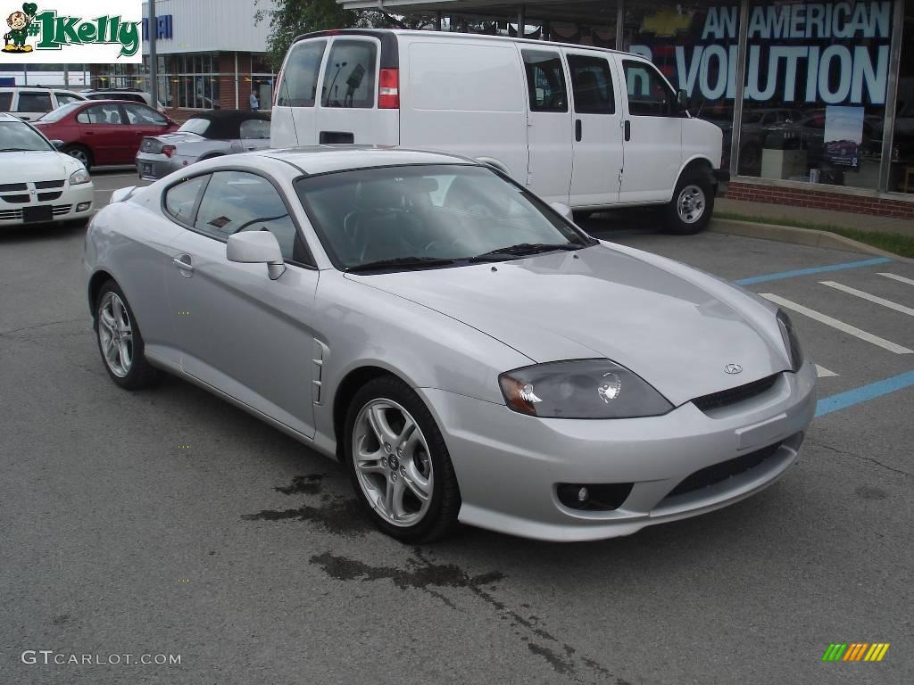 2006 Sterling Silver Metallic Hyundai Tiburon GT 10931291 Photo 14 Car Color