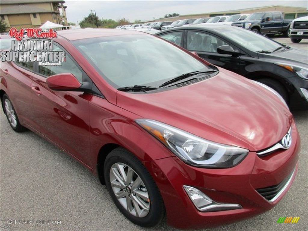 2016 Elantra SE - Red / Beige photo #1