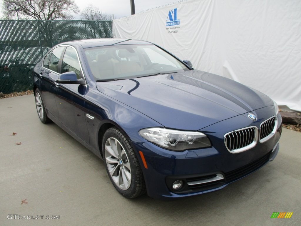 2016 5 Series 528i xDrive Sedan - Imperial Blue Metallic / Venetian Beige/Black photo #5
