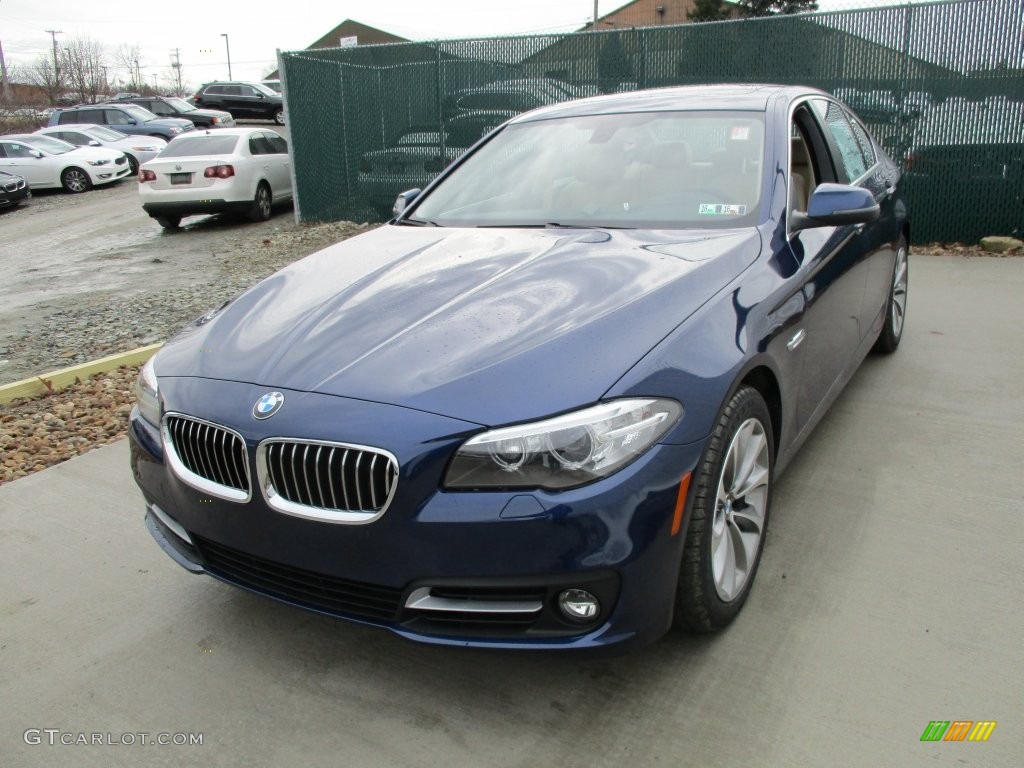 2016 5 Series 528i xDrive Sedan - Imperial Blue Metallic / Venetian Beige/Black photo #7