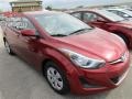 2016 Red Hyundai Elantra SE  photo #1