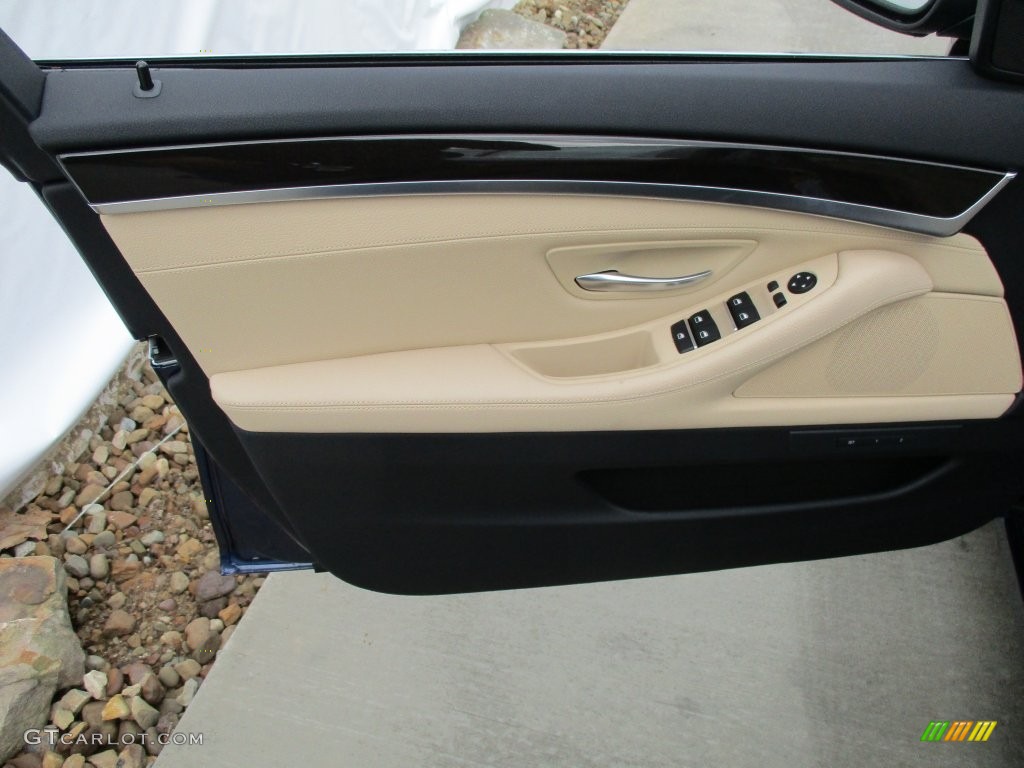 2016 5 Series 528i xDrive Sedan - Imperial Blue Metallic / Venetian Beige/Black photo #11