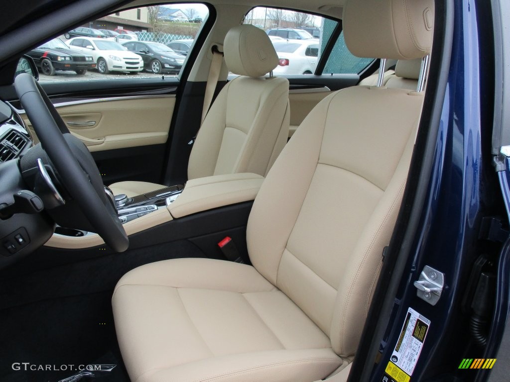 2016 5 Series 528i xDrive Sedan - Imperial Blue Metallic / Venetian Beige/Black photo #13