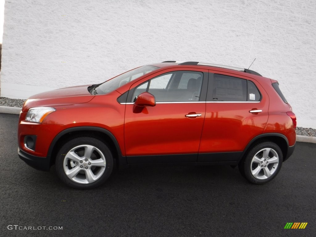 Orange Rock Metallic 2016 Chevrolet Trax LTZ AWD Exterior Photo #109595237