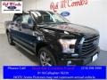 2016 Shadow Black Ford F150 XLT SuperCrew 4x4  photo #1