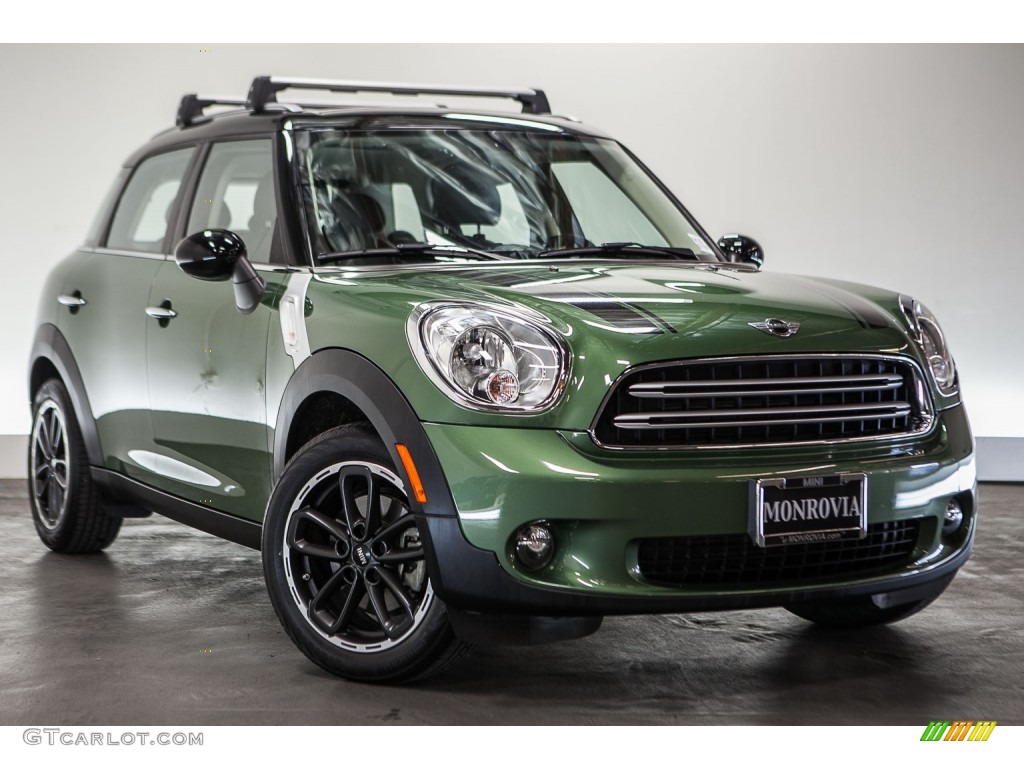 2015 Countryman Cooper - Jungle Green Metallic / Carbon Black photo #12