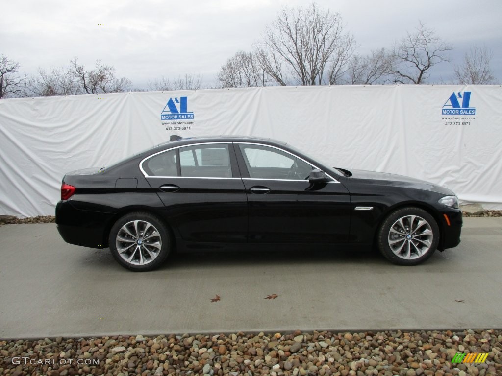 2016 5 Series 528i xDrive Sedan - Jet Black / Cinnamon Brown photo #2