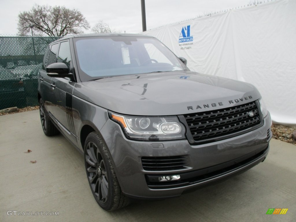 2016 Range Rover Supercharged - Corris Grey Metallic / Ebony/Ebony photo #5