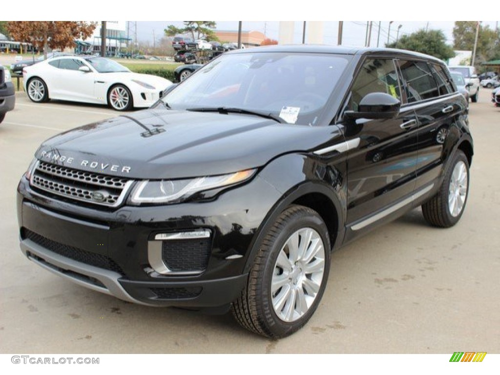 Santorini Black Metalllic 2016 Land Rover Range Rover Evoque HSE Exterior Photo #109596650