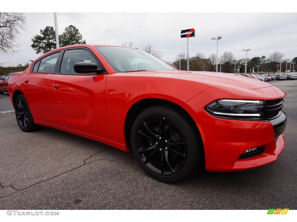 2016 Charger SXT - TorRed / Black photo #4