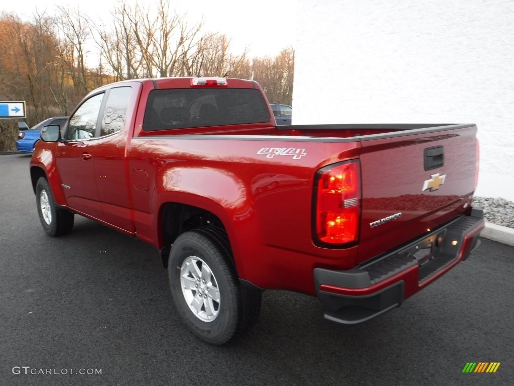 2016 Colorado WT Extended Cab 4x4 - Red Rock Metallic / Jet Black/Dark Ash photo #8