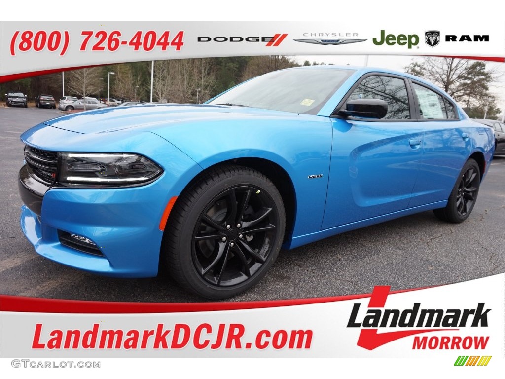 2016 Charger R/T - B5 Blue Pearl / Black photo #1