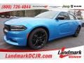 2016 B5 Blue Pearl Dodge Charger R/T  photo #1