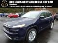 2016 True Blue Pearl Jeep Cherokee Limited 4x4  photo #1