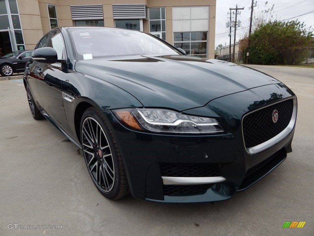 2016 XF 35t - British Racing Green / Jet photo #2