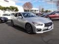 2015 Liquid Platinum Infiniti Q50 S 3.7  photo #4