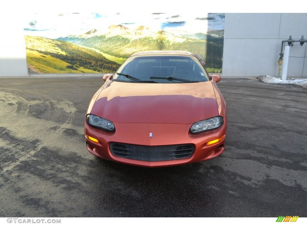 2002 Camaro Coupe - Sunset Orange Metallic / Ebony Black photo #6