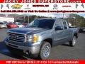 2009 Stealth Gray Metallic GMC Sierra 1500 SLE Extended Cab 4x4  photo #1