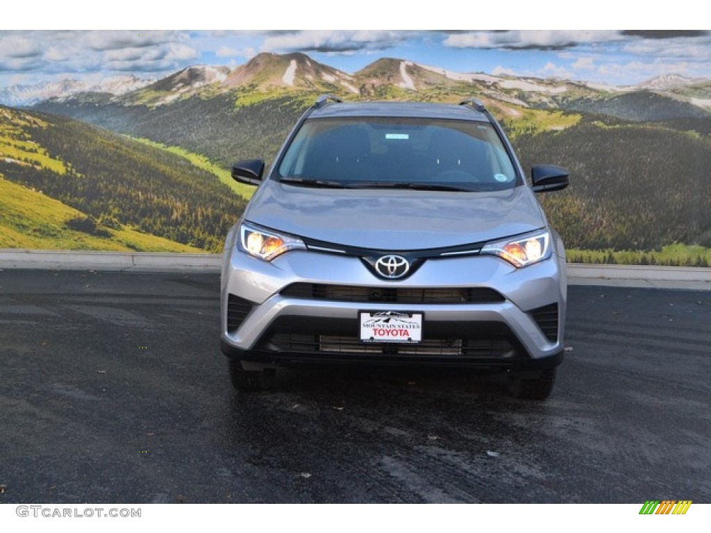 2016 RAV4 LE AWD - Silver Sky Metallic / Black photo #2