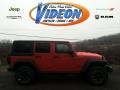 2016 Firecracker Red Jeep Wrangler Unlimited Rubicon 4x4  photo #1