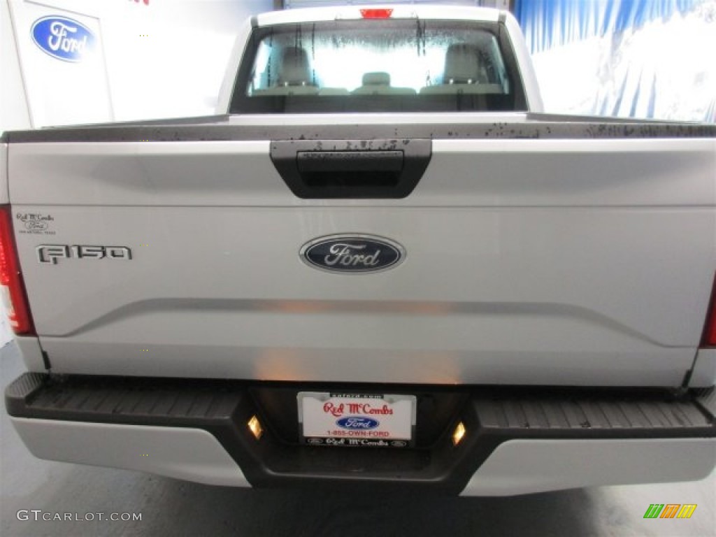 2016 F150 XL SuperCrew - Ingot Silver / Medium Earth Gray photo #6