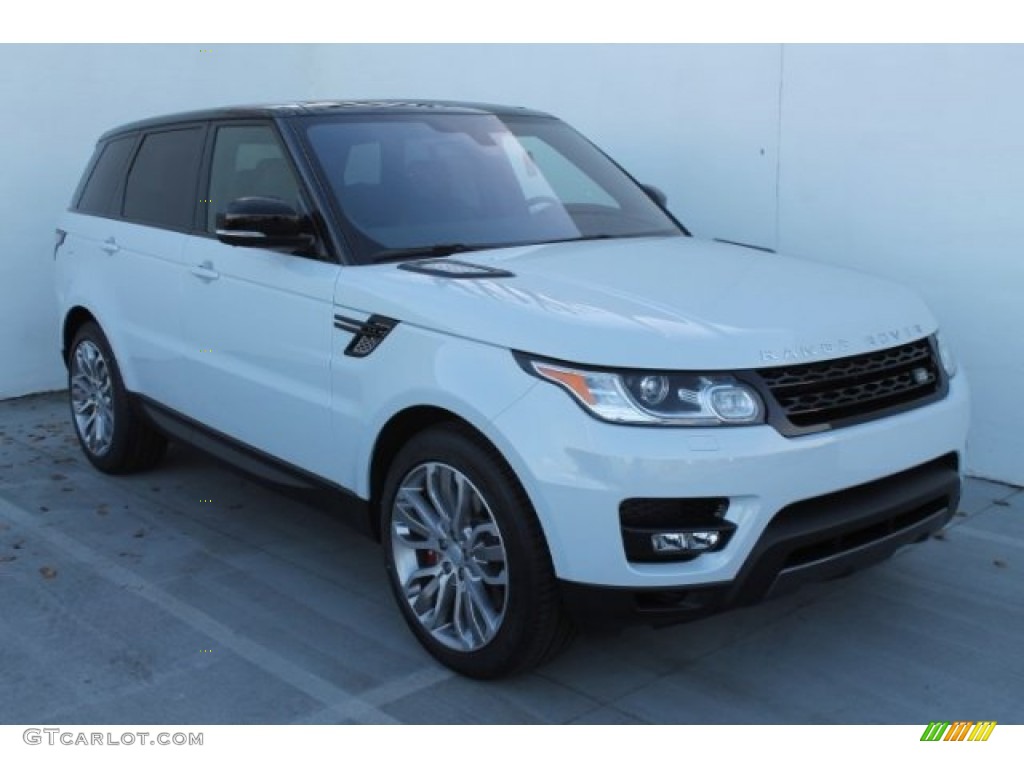 2016 Range Rover Sport Supercharged - Yulong White Metallic / Ebony/Ebony photo #2