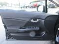 2015 Crystal Black Pearl Honda Civic LX Sedan  photo #9