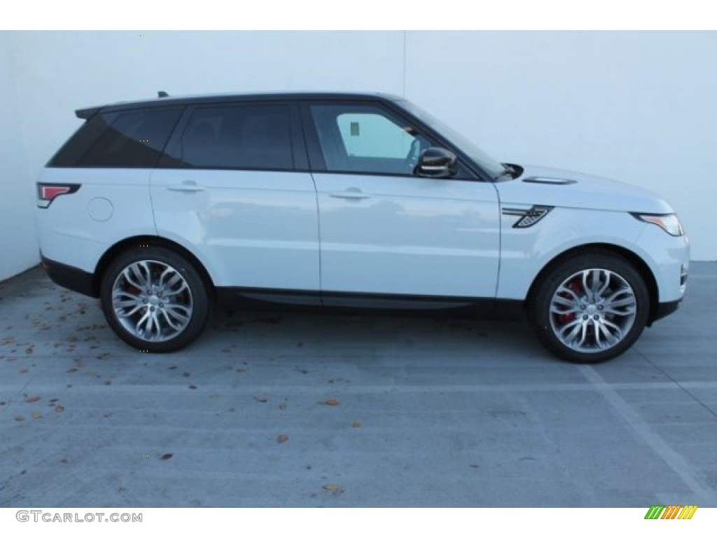 2016 Range Rover Sport Supercharged - Yulong White Metallic / Ebony/Ebony photo #4