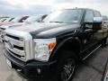 2016 Shadow Black Ford F350 Super Duty Platinum Crew Cab 4x4  photo #2