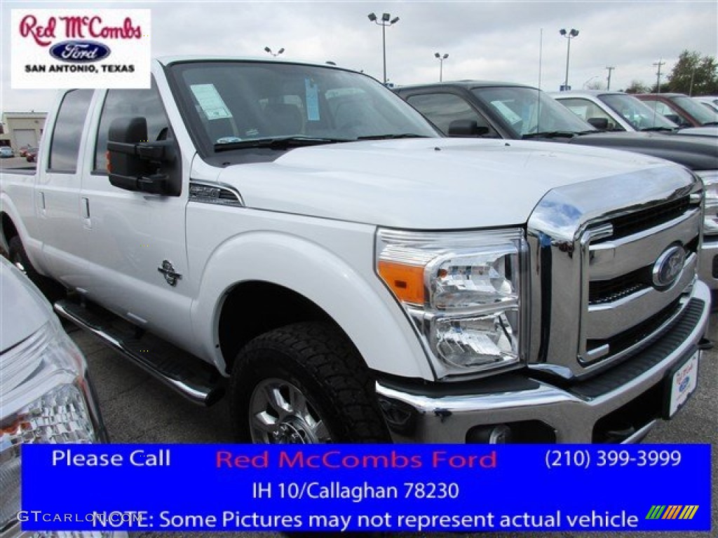 Oxford White Ford F250 Super Duty