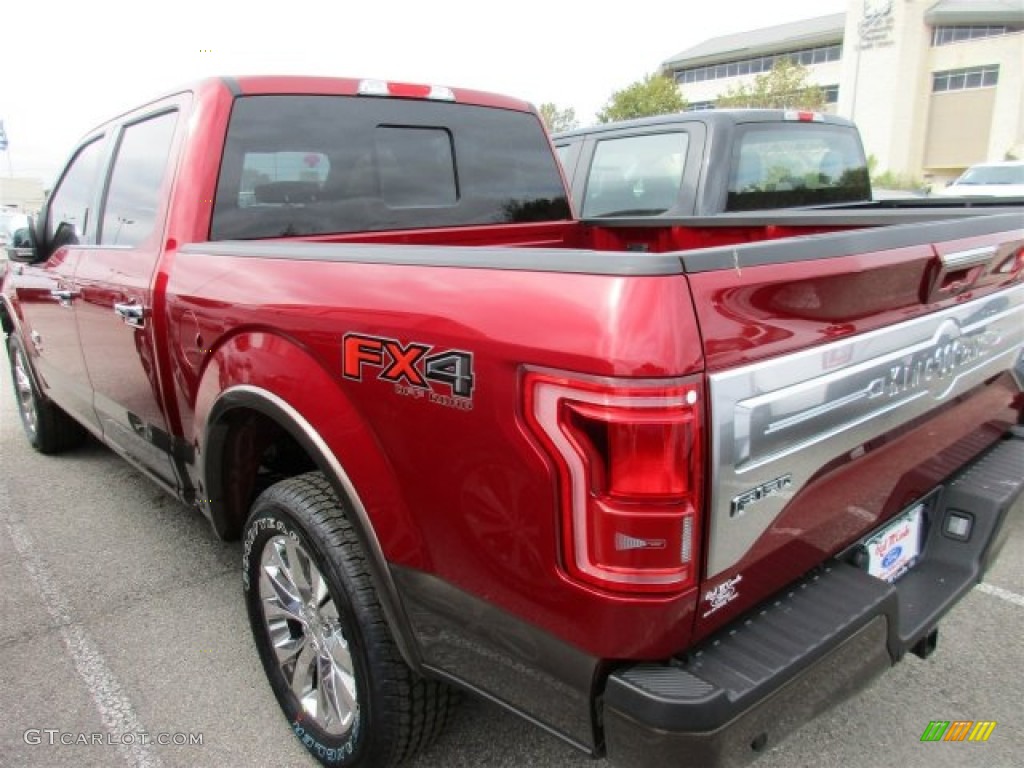 2016 F150 King Ranch SuperCrew 4x4 - Ruby Red / King Ranch Java photo #6