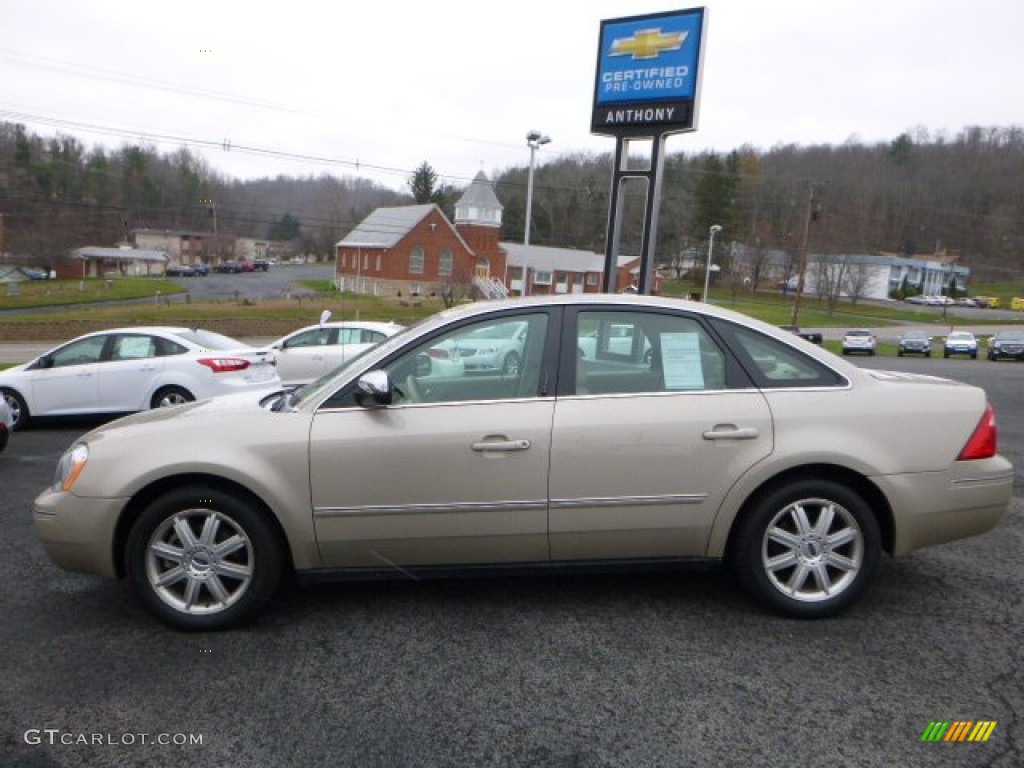 2005 Five Hundred Limited AWD - Pueblo Gold Metallic / Pebble Beige photo #7