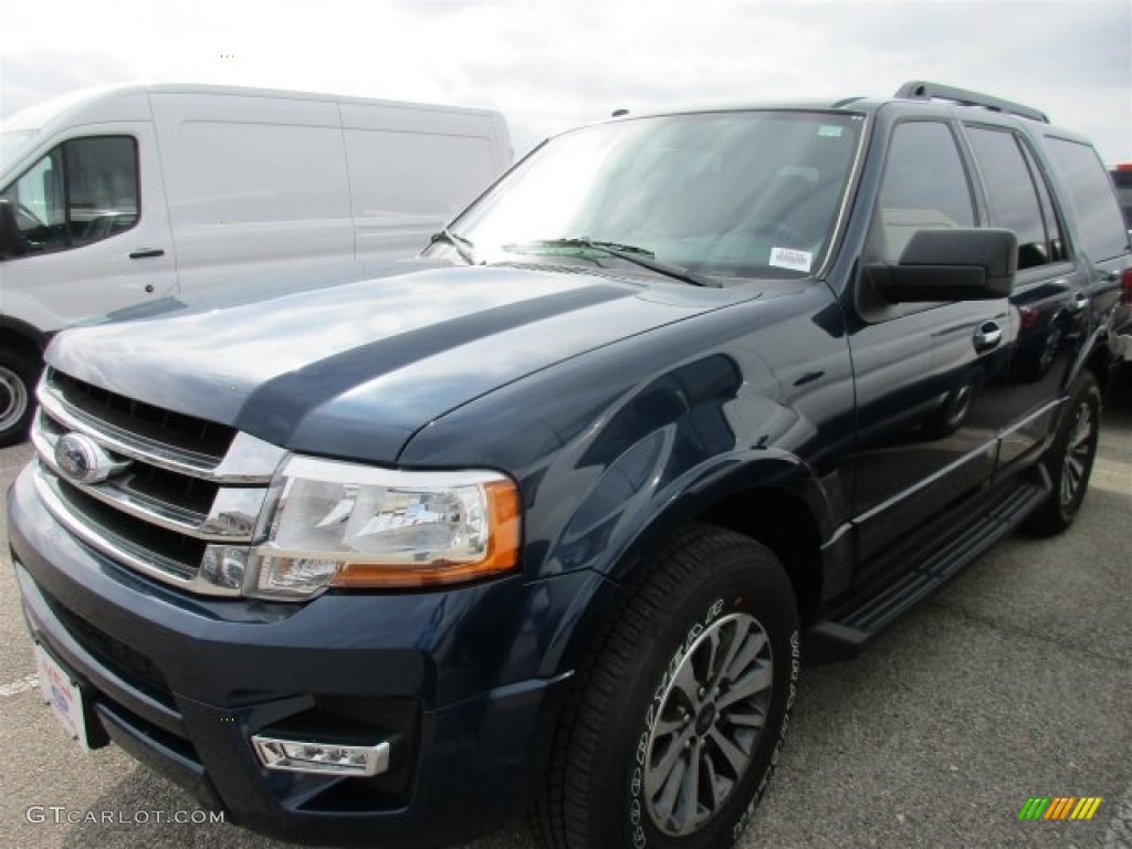 2016 Expedition XLT - Blue Jeans Metallic / Ebony photo #2