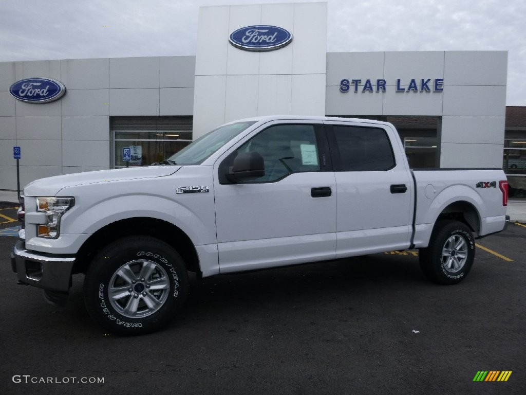 2016 F150 XLT SuperCrew 4x4 - Oxford White / Medium Earth Gray photo #1