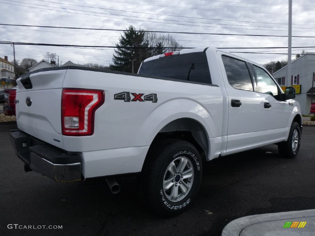 2016 F150 XLT SuperCrew 4x4 - Oxford White / Medium Earth Gray photo #5