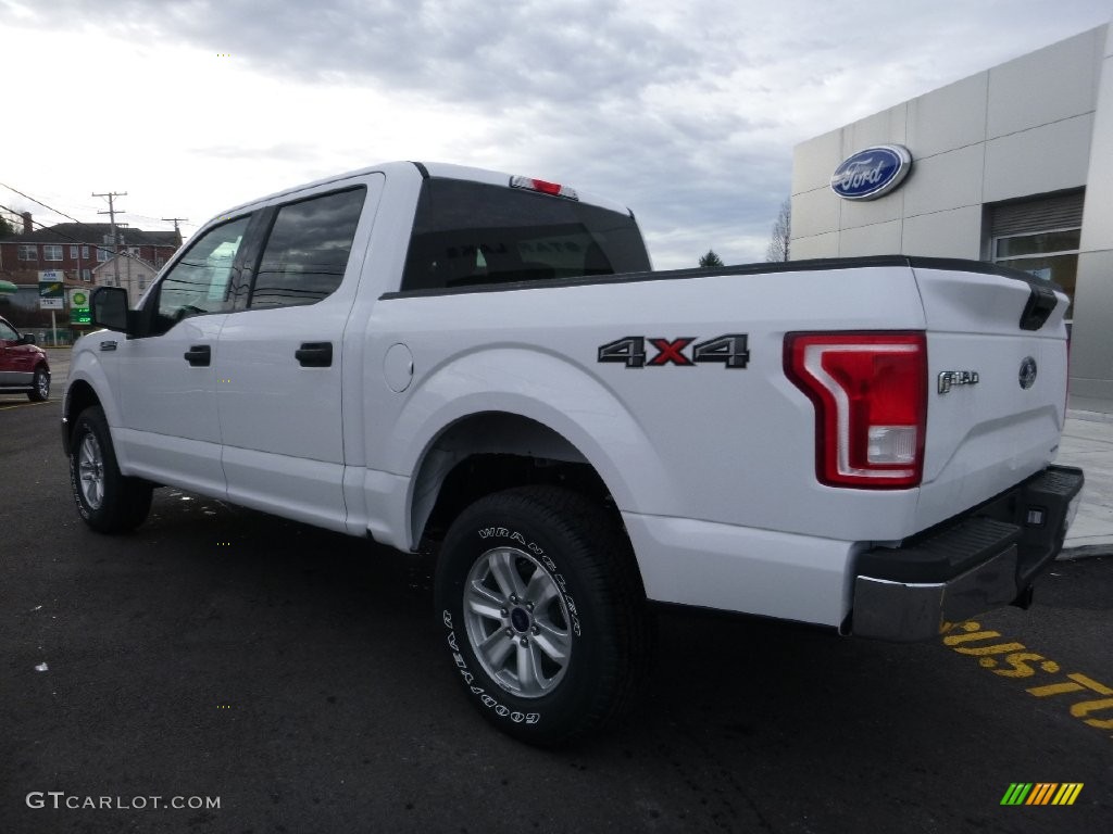 2016 F150 XLT SuperCrew 4x4 - Oxford White / Medium Earth Gray photo #8