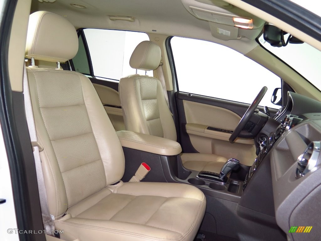 2008 Taurus X SEL AWD - Oxford White / Camel photo #13