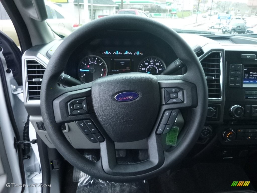 2016 F150 XLT SuperCrew 4x4 - Oxford White / Medium Earth Gray photo #15