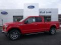 2016 Race Red Ford F150 XLT SuperCab 4x4  photo #1