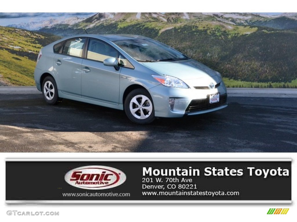 2015 Prius Four Hybrid - Sea Glass Pearl / Misty Gray photo #1