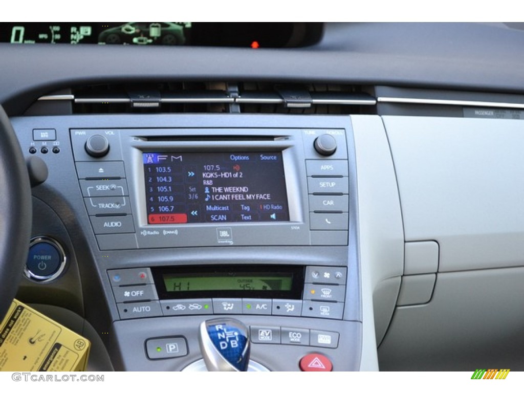 2015 Prius Four Hybrid - Sea Glass Pearl / Misty Gray photo #6