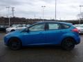 2016 Blue Candy Ford Focus SE Hatch  photo #6