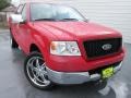 2005 Bright Red Ford F150 XLT SuperCrew  photo #2