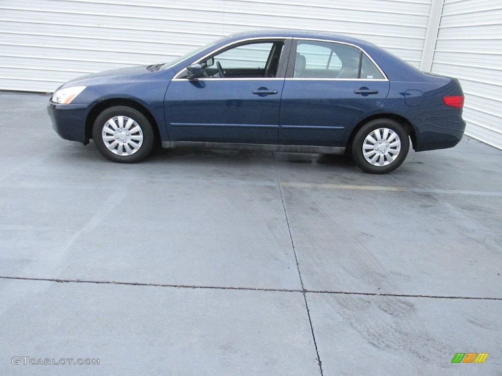 2005 Accord LX Sedan - Eternal Blue Pearl / Gray photo #3