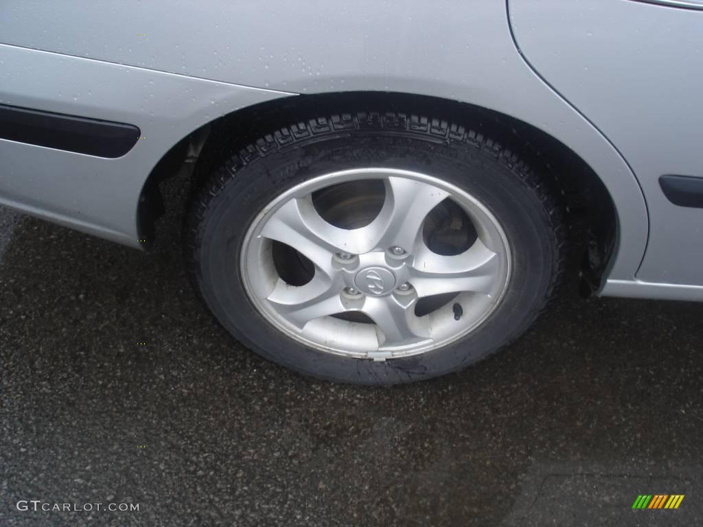 2004 Elantra GT Sedan - Sterling Silver / Gray photo #17